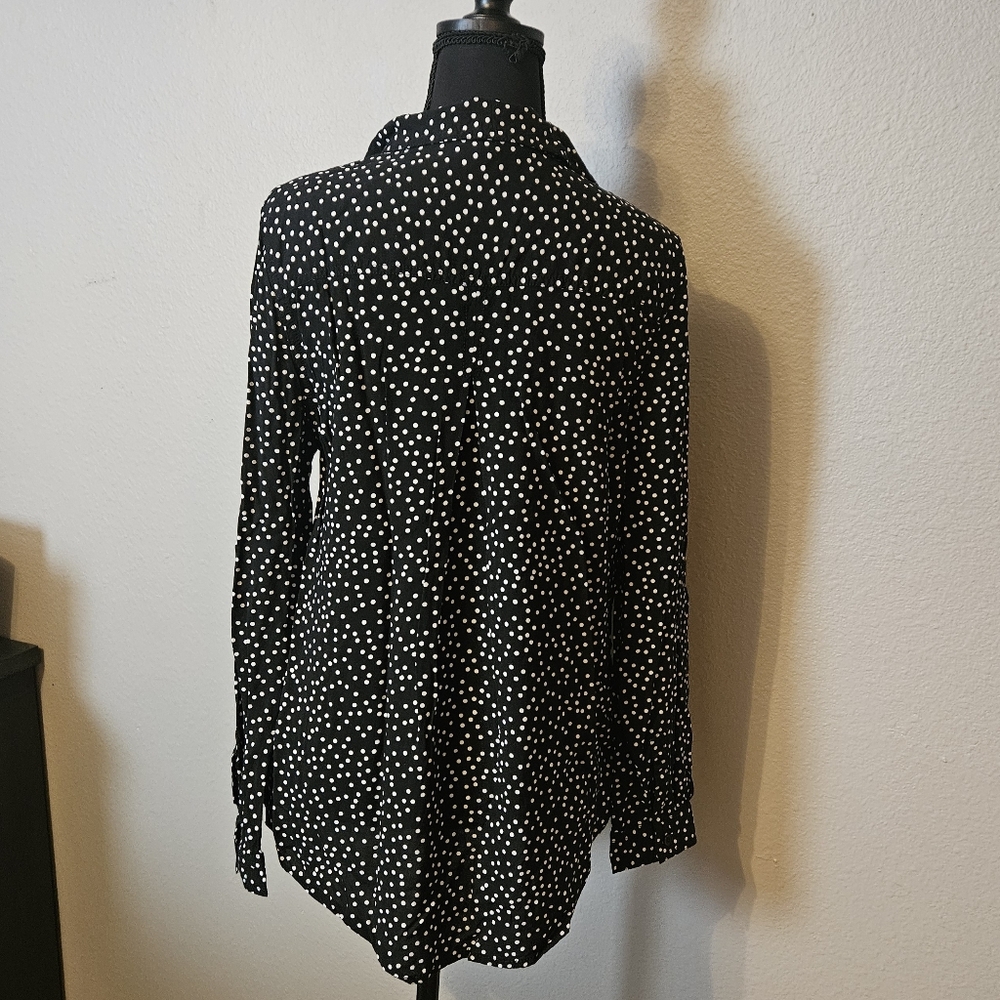 Beachlunchlounge Black Medium Womens Blouse - Picture 6 of 7